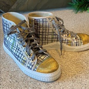 Chanel hightop sneakers